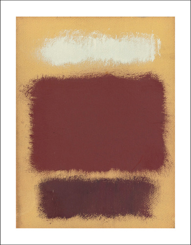 Cuadro Canvas Bastidor  Sin Titulo 1962 Mark Rothko 67x50