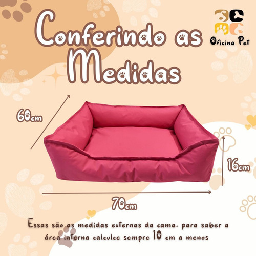 Cama Pet Gg Premium Lavável Antifriagem Com Manta E Tapete