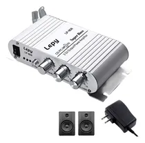 Comprar Amplificador Hifi De Audio Aux Super Bass 2 Canales Rca 12v