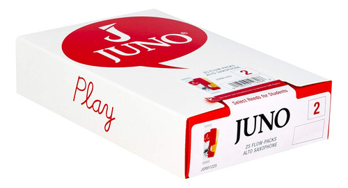 Juno Sax, Caja De 25, 2 Cañas Saxo Alto (jsr61225)
