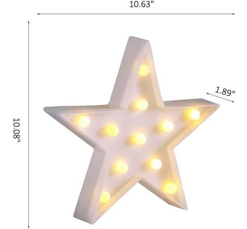 Pooqla Juhui Carpa Estrella De La Luz Led En Forma De Plásti