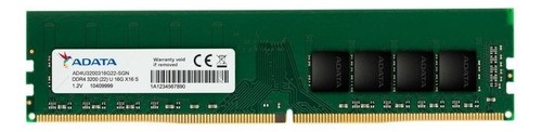 Memoria Ram Adata Ddr4 16gb 3200mhz Ad4u320016g22-sgn