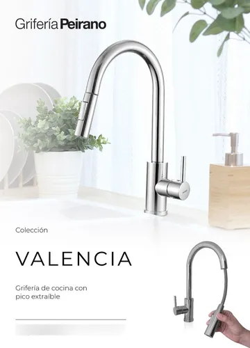 Griferia peirano monocomando cocina mercadolibre sale