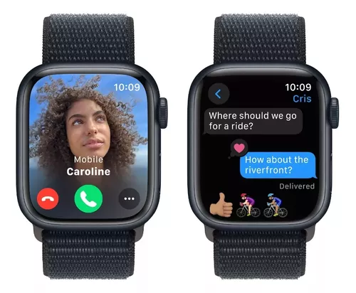 Apple Watch Series 7 GPS 45mm Alumínio Meia-noite