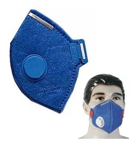 Super Epi Kit Mascara Protetora Pff2 C/ Valvula 50 Pçs 
