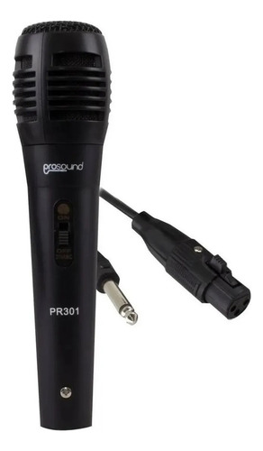 Micrófono Dinámico Prosound Pr301 Con Cable