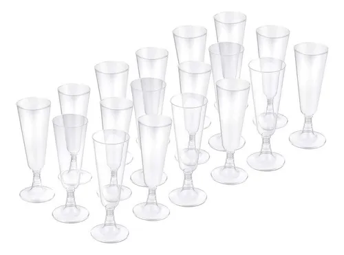 comprar Copas Acrílico Plástico X6 Unidades Champagne Transparente