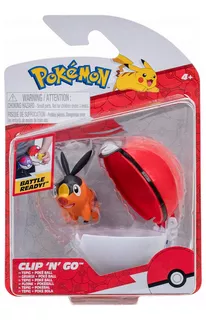 Pokemon Set Clip N Go Pokebola + Pokemon Tepig