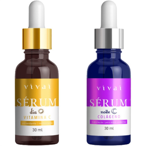 Imagem 10 de 10 de Sérum Facial Dia Vitamina C + Sérum Facial Noite Colágeno