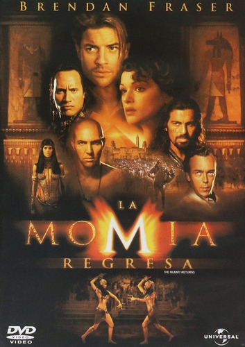 La Momia Regresa Dvd Brendan Fraser Película Nuevo