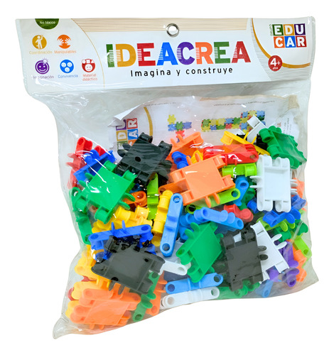 Set De Construcción Ideacrea 84465 78 Piezas En Bolsa