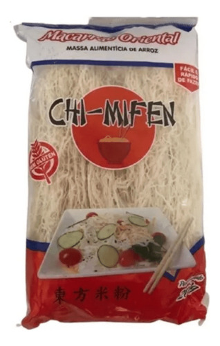 3 Macarrões De Arroz Chines Para Saladas Chi-mifen 200g