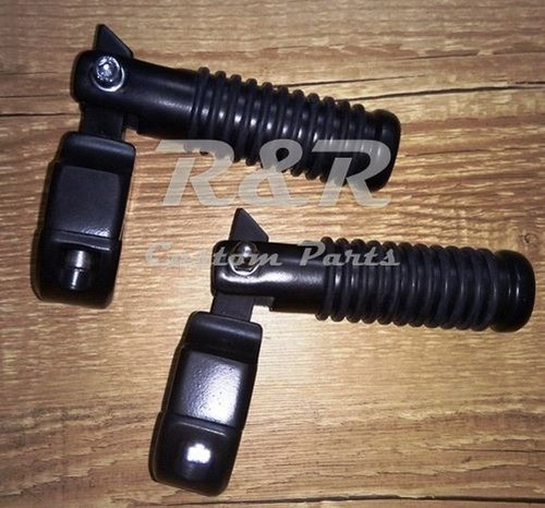 Pedaleira V-strom Auxiliar Dobrável Preto 1 Polegada Diametr