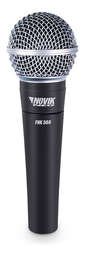 Microfone Profissional Dinâmico Novik Fnk 580 Cápsula Alemã