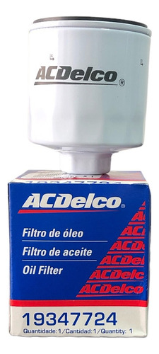 Filtro Aceite Acdelco Volkswagen Suran 8 Válvulas