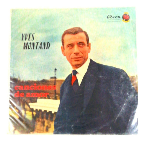 Disco Vinilo Yves Montand  Canciones De Amor Musica Francia