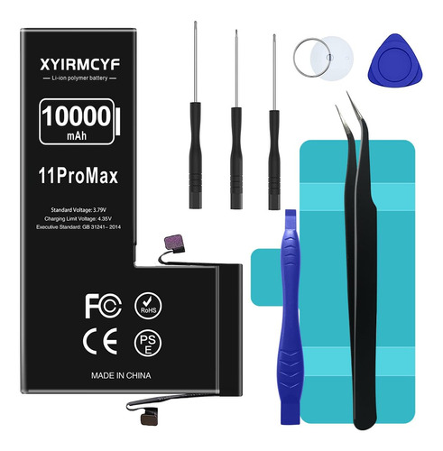 Xyirmcyf Bateria De Super Capacidad De 10000 Mah Compatible