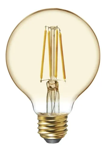 Pack 10 Ampolleta Led E-27 Filamento 4w G80 / Hb Led