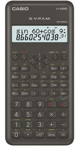 Calculadora Cientifica Casio Fx-82ms 2a Ed Aaa Secundaria