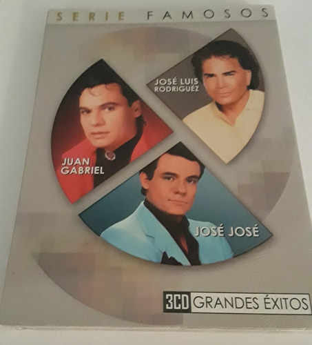 José Luis R.- Juan Gabriel - José José Serie Famosos 3cd Ge 