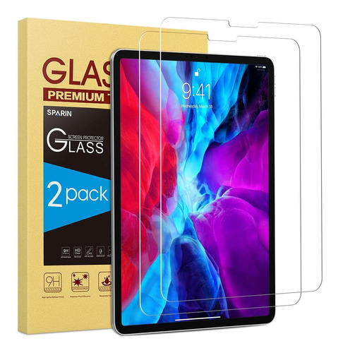 Protector De Pantalla Para iPad Pro 12.9 Sparin Templado X2