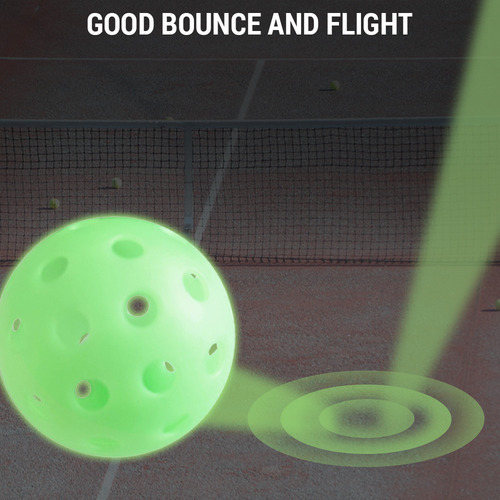 Paquete De 5 Bolas Linous Pickleballs, Para Interiores, 74 M