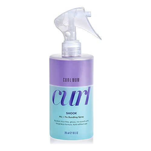 Paquete De Spray Curl Wow Shook Mix + Fix Con Naked Techn