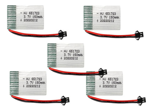 Ooosure 5 Unids 3.7v 150mah 20c 651723 Baterias De Litio Rec