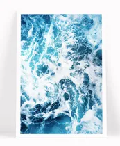 Comprar Cuadros Modernos Marco 30x40 Marco +vidrio Frases Playa 8