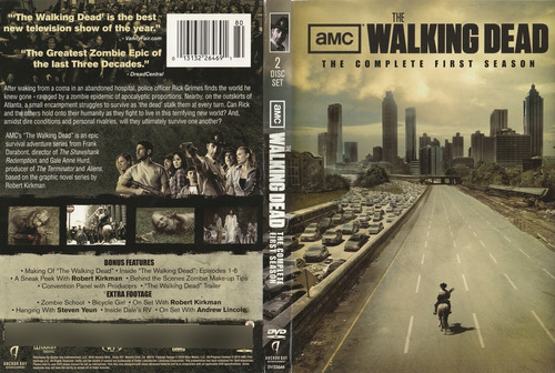 The Walking Dead 1a Temporada Completa Dvd 2010 Made In Usa