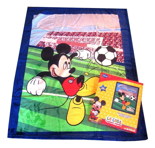 Frazada Supersoft Bebe Disney Mickey Mouse