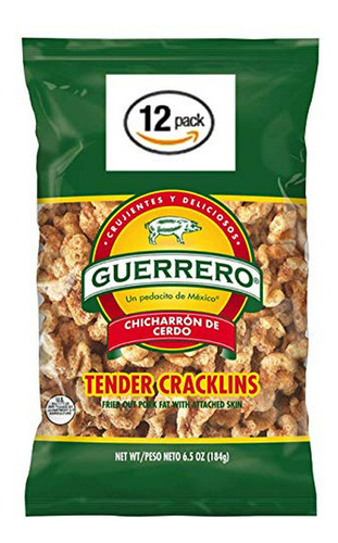Chicharrones De Cerdo Guerrero - 12 Paquetes