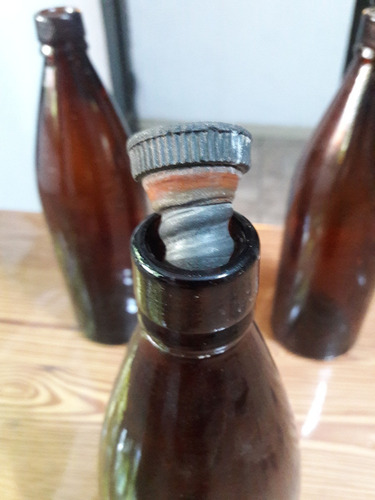 Botella Antigua Grabada Fcc .rara