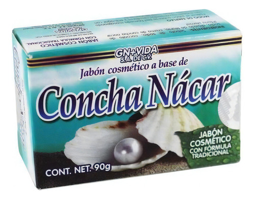 Jabon Concha Nacar Para Aclarar La Piel 90g Gn+vida