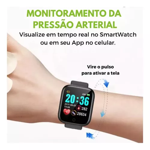 Smartwatch GL08 Relógio Inteligente Estilo e Tecnologia, aplicativo de  relógio digital smartwatch 