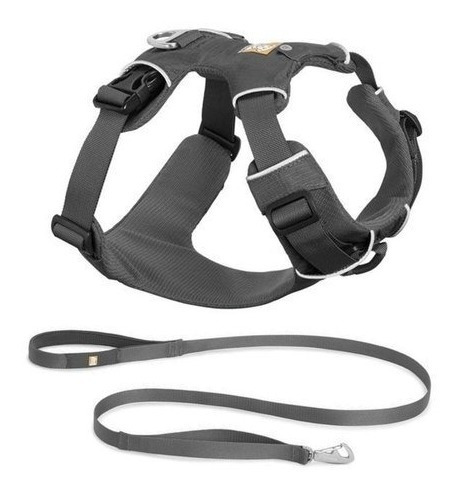 Correa Y Arnes Ruffwear Front Range + Plato Portátil Trixie