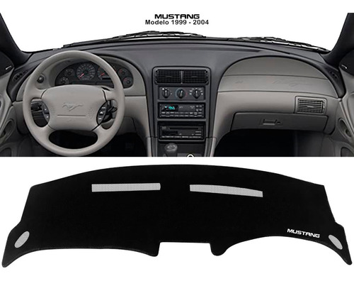 Cubretablero Bordado Ford Mustang Modelo 1999 - 2004