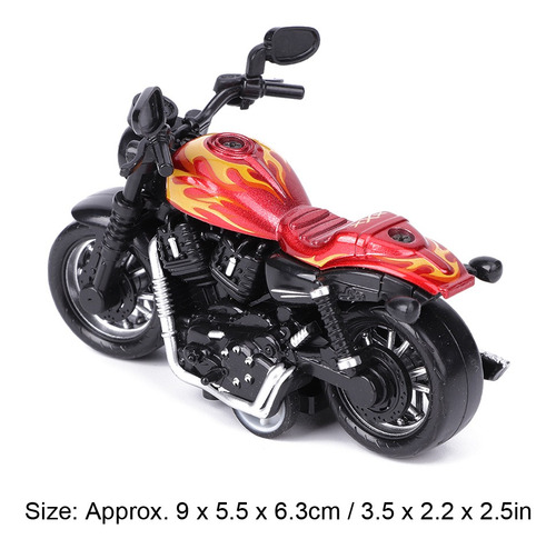 Liga Moto Toy Modelo Altamente Simulação Crianças Kid Pul