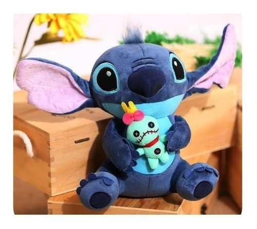 Peluche Stitch Con Scrump Trapos Disneyland Original