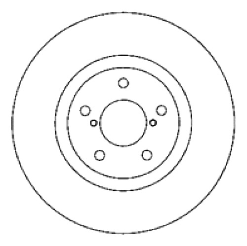 Disco Freno Delantero (276mm) Subaru Forester 98-00