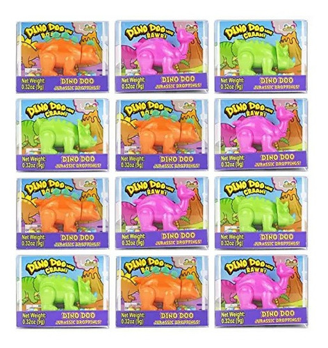 Dispensadores Mini Dulces Dino Doo (juego De 12)