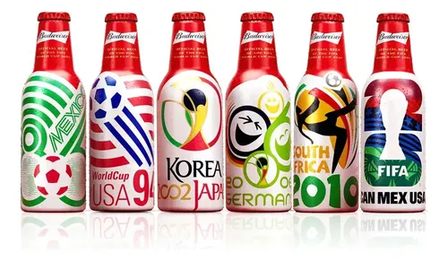 Coleção garrafas Budweiser Copa dp Mundo 2026 | MercadoLivre