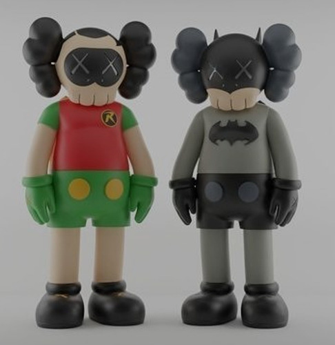 Figura Kaws Edicion Batman Y Robin