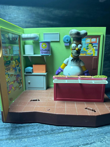 Cocina Escolar Los Simpson Playmates Original Simpsons Homer