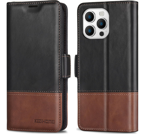 Funda Cartera Para iPhone 15 Pro Max Piel