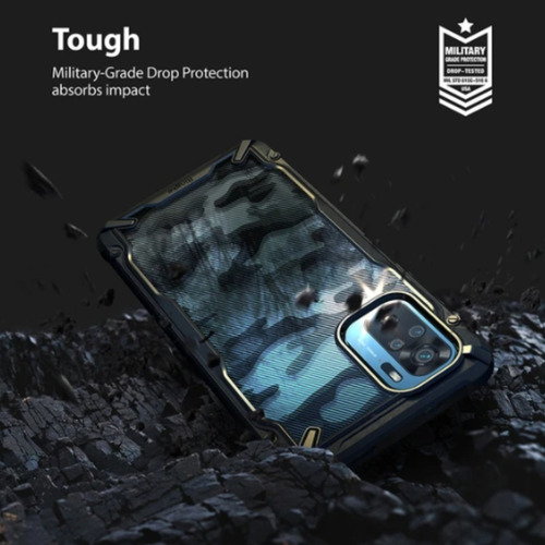Imagen 6 de 7 de Case, Ringke X Fusion Xiaomi Redmi Note 10 / 10s + Vidrios