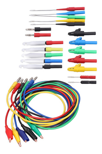 Kit De Cables De Prueba Tipo Banana, Buena Conductividad, Ra