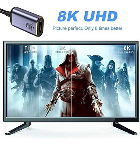 Xiaomi Displayport 1.4 Source A Hdmi 2.0 Screen 8k 60 Hz Uhd