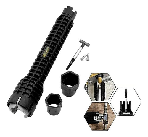 W Instalador De Grifo De Fregadero Con Llave De Tubo De