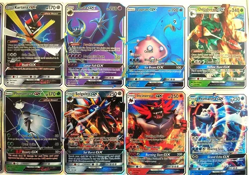 Lote de 5 Cartas Gx e Vmax Pokemons Lendários, Brinquedo Pokemon Usado  88042718